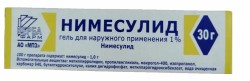 Нимесулид, гель для наружного применения 1% 30 г 1 шт